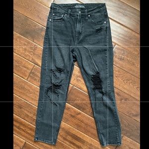 Wild Fable High Rise Black Mom Jeans